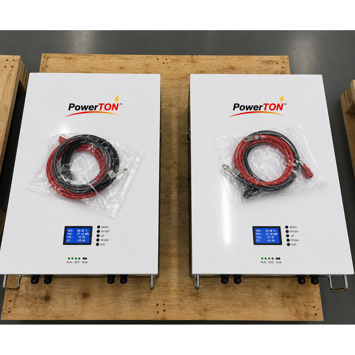 Wall mounted Lithium Battery LifePo4 51.2V, 400A , 20.48 kWh