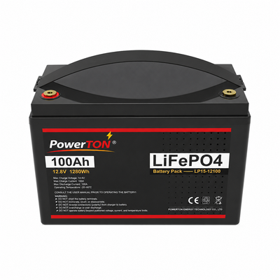 Lithium Battery LifePo4 12.8V, 100A , 1.28 kWh