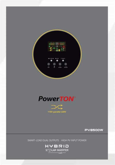 Hybrid solar inverter 5.5KW, 48V DC, 110V/220V AC Parallel connection