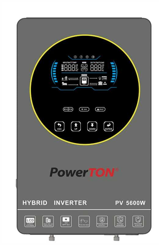 Hybrid solar inverter 4KW, 24V DC, 120V AC