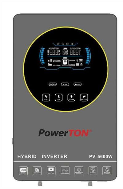 Hybrid solar inverter 4KW, 24V DC, 120V AC