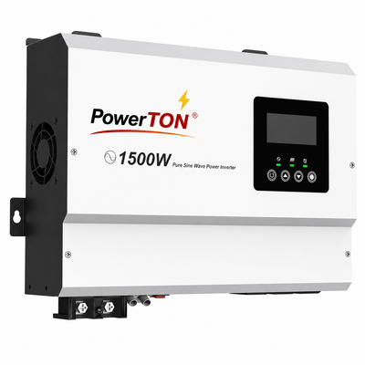 Hybrid solar inverter 1500W, 12V DC, 120V AC