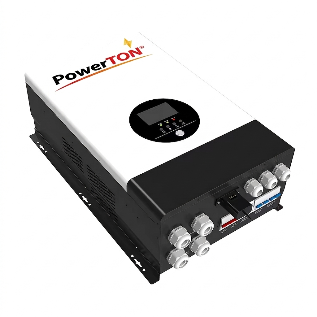 Hybrid solar inverter 5KW, 48V DC, 120/240 AC Three Phase Out-put (Parallel support)
