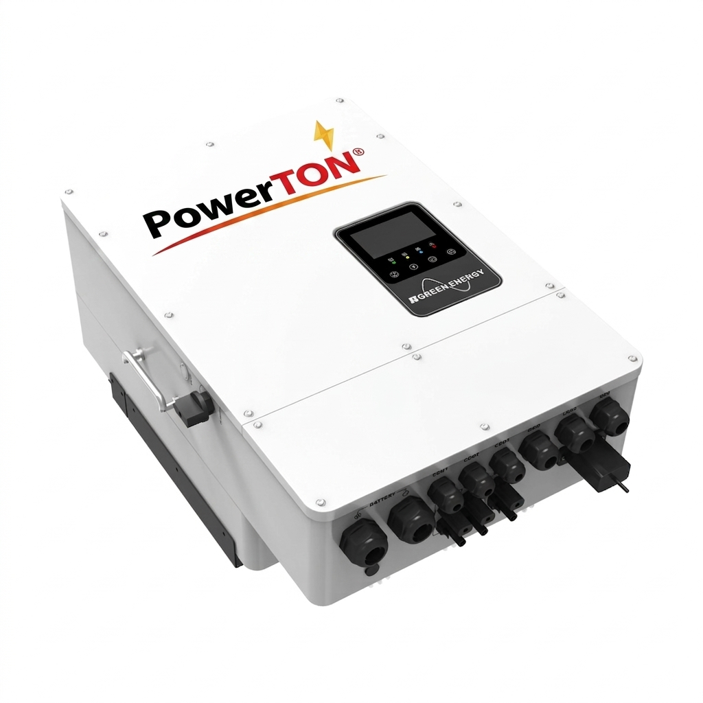 Hybrid solar inverter 5KW, 48V DC, 120/240 AC Three Phase Out-put (Parallel support)